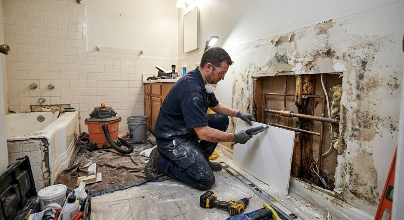 Bathroom Floor Replacement in Houston, TX
