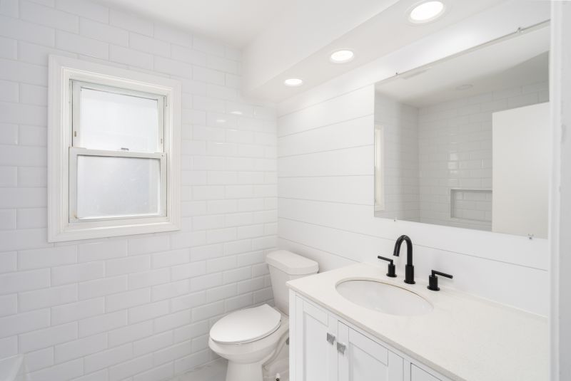Master Bathroom with Large Window